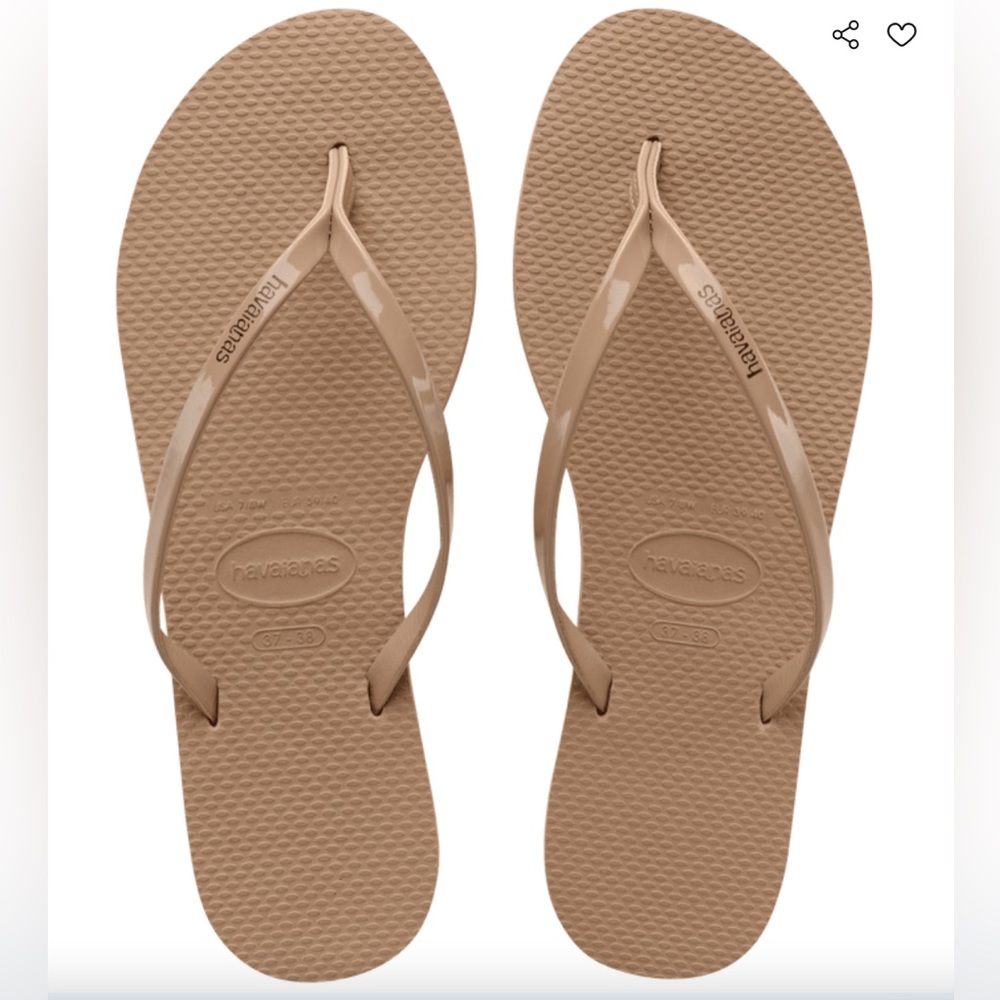 Havaianas 
You Metallic Flip Flops
size 39
